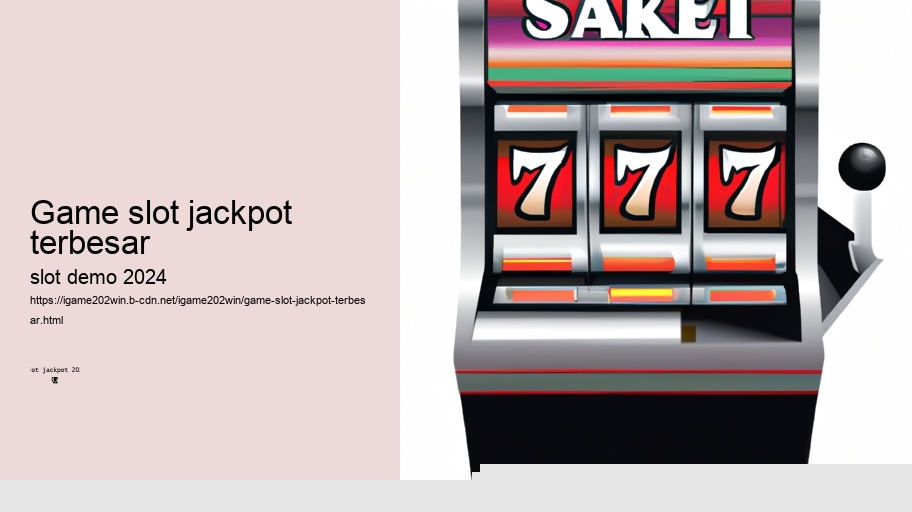 game slot jackpot terbesar